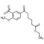 CAS#: 898758-93-5, Ethyl 6-(4-methoxy-3-nitrophenyl)-6-oxohexanoate