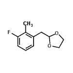 CAS 登录号：898759-60-9， 2-(3-氟-2-甲基苄基)-1,3-二氧戊环