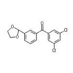 CAS#: 898759-61-0, (3,5-Dichlorophenyl)[3-(1,3-dioxolan-2-yl)phenyl]methanone