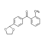 CAS#: 898759-80-3, [4-(1,3-Dioxolan-2-yl)phenyl](2-methylphenyl)methanone