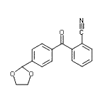 CAS 登录号：898759-92-7， 2-[4-(1,3-二氧戊环-2-基)苯甲酰基]苯甲腈