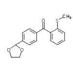 CAS#: 898760-02-6, [4-(1,3-Dioxolan-2-yl)phenyl][2-(methylsulfanyl)phenyl]methanone