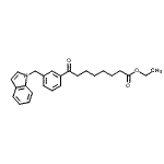 CAS#: 898761-23-4, Ethyl 8-[3-(1H-indol-1-ylmethyl)phenyl]-8-oxooctanoate