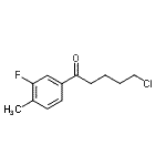 CAS#: 898761-27-8, 5-Chloro-1-(3-fluoro-4-methylphenyl)-1-pentanone