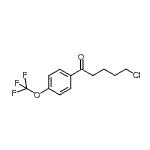 CAS#: 898761-63-2, 5-Chloro-1-[4-(trifluoromethoxy)phenyl]-1-pentanone