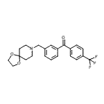 CAS#: 898762-07-7, [3-(1,4-Dioxa-8-azaspiro[4.5]dec-8-ylmethyl)phenyl][4-(trifluoromethyl)phenyl]methanone