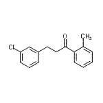 CAS#: 898762-12-4, 3-(3-Chlorophenyl)-1-(2-methylphenyl)-1-propanone