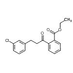 CAS#: 898762-38-4, Ethyl 2-[3-(3-chlorophenyl)propanoyl]benzoate