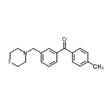 CAS#: 898762-76-0, (4-Methylphenyl)[3-(4-thiomorpholinylmethyl)phenyl]methanone
