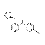 CAS#: 898762-95-3, 4-[2-(2,5-Dihydro-1H-pyrrol-1-ylmethyl)benzoyl]benzonitrile