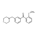 CAS#: 898762-96-4, [2-(Methylsulfanyl)phenyl][3-(4-thiomorpholinylmethyl)phenyl]methanone