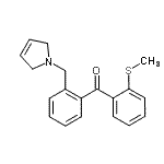 CAS#: 898763-02-5, [2-(2,5-Dihydro-1H-pyrrol-1-ylmethyl)phenyl][2-(methylsulfanyl)phenyl]methanone