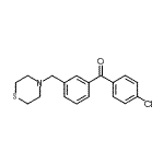 CAS#: 898763-05-8, (4-Chlorophenyl)[3-(4-thiomorpholinylmethyl)phenyl]methanone