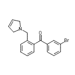 CAS#: 898763-06-9, (3-Bromophenyl)[2-(2,5-dihydro-1H-pyrrol-1-ylmethyl)phenyl]methanone