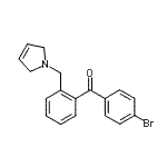 CAS#: 898763-08-1, (4-Bromophenyl)[2-(2,5-dihydro-1H-pyrrol-1-ylmethyl)phenyl]methanone