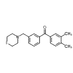 CAS#: 898763-22-9, (3,4-Dimethylphenyl)[3-(4-thiomorpholinylmethyl)phenyl]methanone