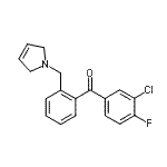CAS#: 898763-44-5, (3-Chloro-4-fluorophenyl)[2-(2,5-dihydro-1H-pyrrol-1-ylmethyl)phenyl]methanone