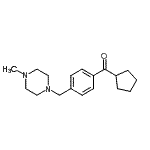 CAS#: 898763-51-4, Cyclopentyl{4-[(4-methyl-1-piperazinyl)methyl]phenyl}methanone