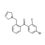 CAS#: 898763-62-7, (4-Bromo-2-fluorophenyl)[2-(2,5-dihydro-1H-pyrrol-1-ylmethyl)phenyl]methanone