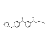 CAS#: 898763-91-2, Ethyl 3-[4-(2,5-dihydro-1H-pyrrol-1-ylmethyl)benzoyl]benzoate