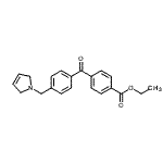 CAS#: 898763-93-4, Ethyl 4-[4-(2,5-dihydro-1H-pyrrol-1-ylmethyl)benzoyl]benzoate