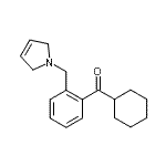 CAS#: 898763-94-5, Cyclohexyl[2-(2,5-dihydro-1H-pyrrol-1-ylmethyl)phenyl]methanone