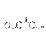 CAS#: 898763-97-8, [4-(2,5-Dihydro-1H-pyrrol-1-ylmethyl)phenyl][4-(methylsulfanyl)phenyl]methanone