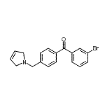 CAS#: 898763-99-0, (3-Bromophenyl)[4-(2,5-dihydro-1H-pyrrol-1-ylmethyl)phenyl]methanone
