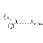 CAS#: 898764-02-8, Ethyl 7-[2-(2,5-dihydro-1H-pyrrol-1-ylmethyl)phenyl]-7-oxoheptanoate