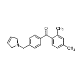 CAS#: 898764-13-1, [4-(2,5-Dihydro-1H-pyrrol-1-ylmethyl)phenyl](2,4-dimethylphenyl)methanone
