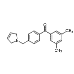 CAS#: 898764-25-5, [4-(2,5-Dihydro-1H-pyrrol-1-ylmethyl)phenyl](3,5-dimethylphenyl)methanone