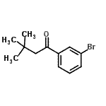 CAS 登录号：898764-35-7， 1-(3-溴苯基)-3,3-二甲基-1-丁酮