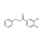 CAS#: 898764-42-6, 1-(3-Chloro-4-fluorophenyl)-3-phenyl-1-propanone
