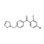CAS#: 898764-52-8, (4-Bromo-2-fluorophenyl)[4-(2,5-dihydro-1H-pyrrol-1-ylmethyl)phenyl]methanone