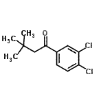 CAS 登录号：898764-90-4， 1-(3,4-二氯苯基)-3,3-二甲基-1-丁酮