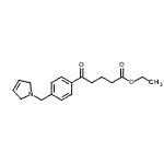 CAS#: 898764-91-5, Ethyl 5-[4-(2,5-dihydro-1H-pyrrol-1-ylmethyl)phenyl]-5-oxopentanoate