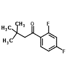 CAS 登录号：898764-94-8， 1-(2,4-二氟苯基)-3,3-二甲基-1-丁酮