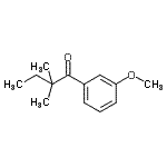 CAS 登录号：898765-06-5， 1-(3-甲氧基苯基)-2,2-二甲基-1-丁酮