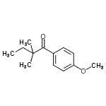 CAS 登录号：898765-08-7， 1-(4-甲氧基苯基)-2,2-二甲基-1-丁酮