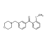 CAS 登录号：898765-29-2， [2-(甲硫基)苯基][3-(4-吗啉基甲基)苯基]甲酮
