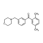 CAS#: 898765-59-8, (2,5-Dimethylphenyl)[3-(4-morpholinylmethyl)phenyl]methanone