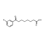 CAS#: 898765-69-0, 8-(3-Fluorophenyl)-8-oxooctanoic acid