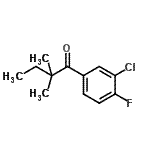 CAS#: 898765-72-5, 1-(3-Chloro-4-fluorophenyl)-2,2-dimethyl-1-butanone