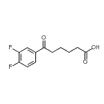 CAS#: 898765-77-0, 6-(3,4-Difluorophenyl)-6-oxohexanoic acid