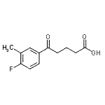 CAS # 898765-95-2, 5-(4-Fluoro-3-methylphenyl)-5-oxopentanoic acid