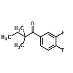 CAS 登录号：898766-04-6， 1-(3,4-二氟苯基)-2,2-二甲基-1-丁酮