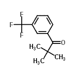CAS 登录号：898766-39-7， 2,2-二甲基-1-[3-(三氟甲基)苯基]丙-1-酮