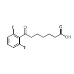 CAS#: 898766-49-9, 7-(2,6-Difluorophenyl)-7-oxoheptanoic acid