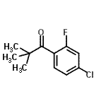 CAS#: 898766-51-3, 1-(4-Chloro-2-fluorophenyl)-2,2-dimethyl-1-propanone