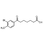CAS#: 898767-22-1, 7-(3-Bromo-4-methylphenyl)-7-oxoheptanoic acid